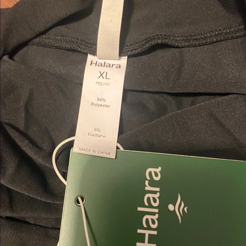 XLARGE.  HALARA LONG SLEEVE WIDE LEG EASY PEEZY JUMPSUIT - Picture 11 of 11